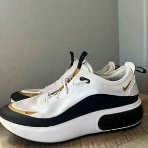 Nike Air Max Dia Icon Clash Women Shoe White Gold Size 9.5 AQ4312-107